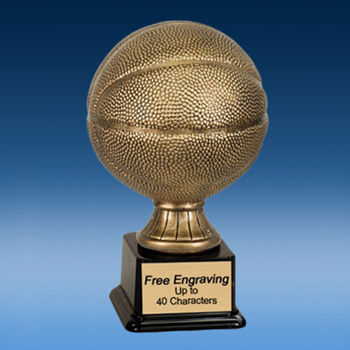 Basketball Award Gold Glitter Star Glass Trophy FREE Engraving comp team game 